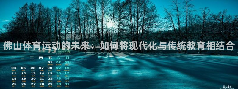 3377体育官网下载平台注册要钱吗:佛山体育运动的未来:如何