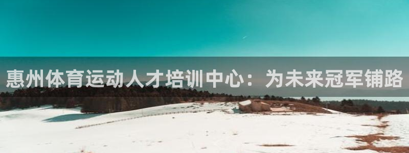 3377体育官网下载是干嘛的公司:惠州体育运动人才培训中心: